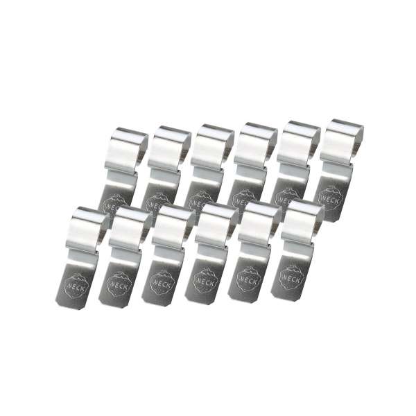 Weck clamps for jars & bottles made of stainless steel Weck clamps for jars & bottles made of stainless steel