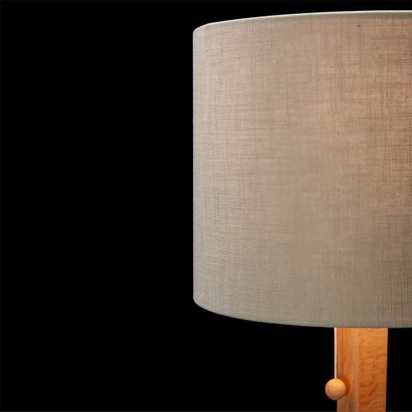 Table Lamp, made of beechwood, shielded