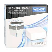 Wenko 5410120500 Moisture Killer 2 kg, Dehumidifier, 23 x 24 x 15.5 cm,  Grey & 5410232500 Moisture Killer 2 x 2 kg Refill Pack, Dehumidifier, 20.5  x 7