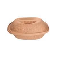 Roman pot unglazed for 4 persons for steam cooking Roman pot unglazed for 4 persons for steam cooking