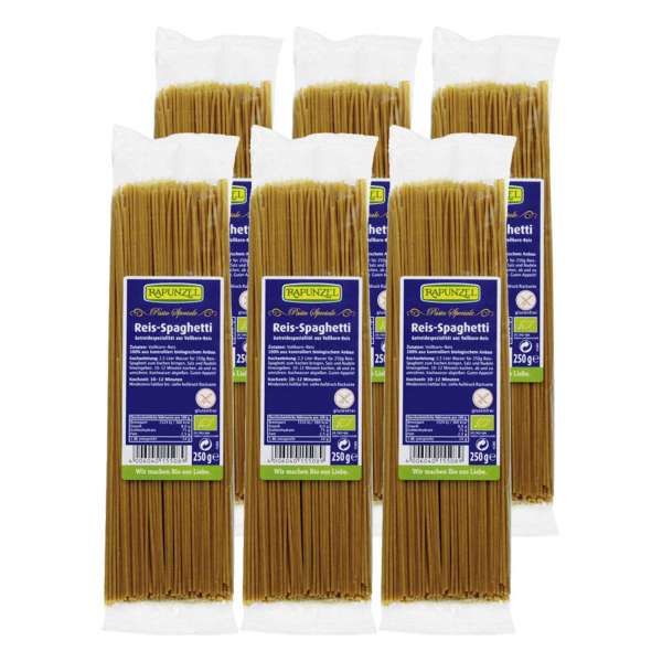 Rice Spaghetti Gluten-Free & Egg-Free (6 x 250 grams) Rice Spaghetti Gluten-Free & Egg-Free (6 x 250 grams)