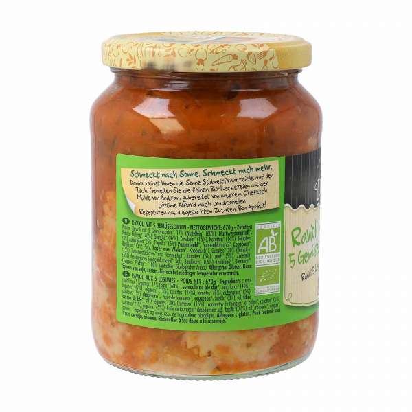 Ravioli With Vegetables