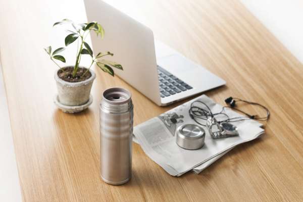 Kyocera thermo cup with lid and ceramic coating