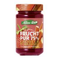 Allos Pure Strawberry-Rhubarb Fruit Spread with Agave Thick Juice Allos Pure Strawberry-Rhubarb Fruit Spread with Agave Thick Juice