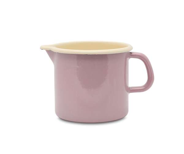 RIESS Pastel Pink Enamel Pouring Pot, 12 cm RIESS Pastel Pink Enamel Pouring Pot, 12 cm