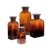 PureNature pharmacy bottle brown - square and in 4 sizes PureNature pharmacy bottle brown - square and in 4 sizes