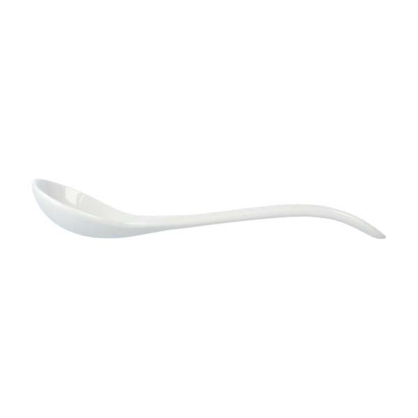 Porcelain spoon white, 14 cm, buy online