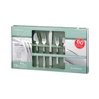 PureNature cutlery set 60 pieces - stainless steel nickel free - buy PureNature cutlery set 60 pieces - stainless steel nickel free - buy