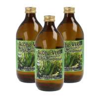 Aloe Vera Juice (certified organic) , 3 x 500 ml economy pack Aloe Vera Juice (certified organic) , 3 x 500 ml economy pack
