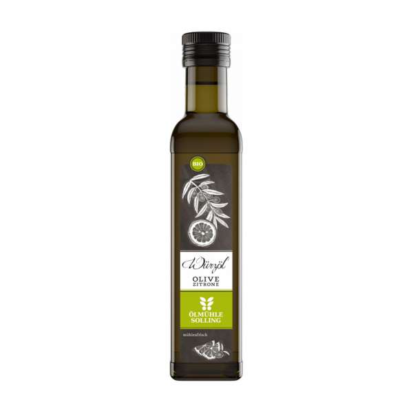 Ölmühle Solling organic olive lemon seasoning oil, 250 ml Ölmühle Solling organic olive lemon seasoning oil, 250 ml