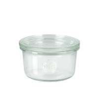 Weck preserving jars lintel shape with lid - round edge glass Weck preserving jars lintel shape with lid - round edge glass