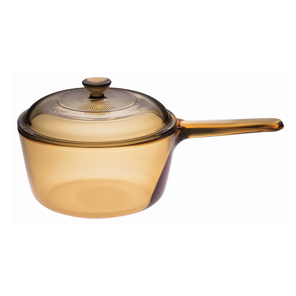 glass pots and pans