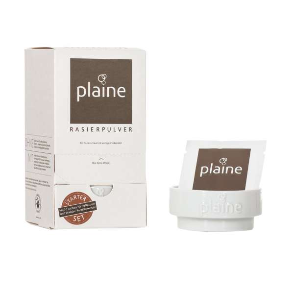 Plaine Effervescent Instant Lather - starter set for wet shaving Plaine Effervescent Instant Lather - starter set for wet shaving