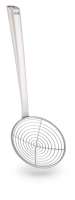 Frying trowel made of satin stainless steel with ergonomic handle Frying trowel made of satin stainless steel with ergonomic handle