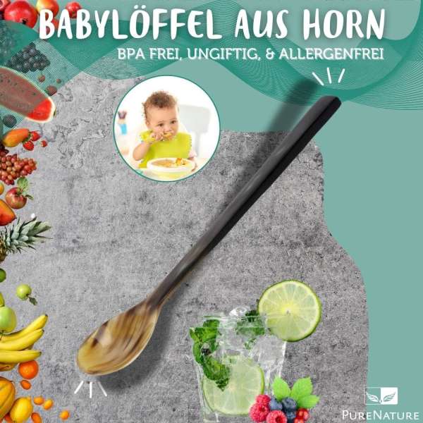 Horn Baby & Cocktail Spoon, 19 cm