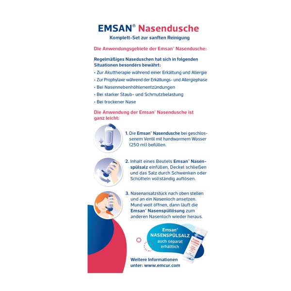 Emcur ® Nasal Douche (Complete Set)