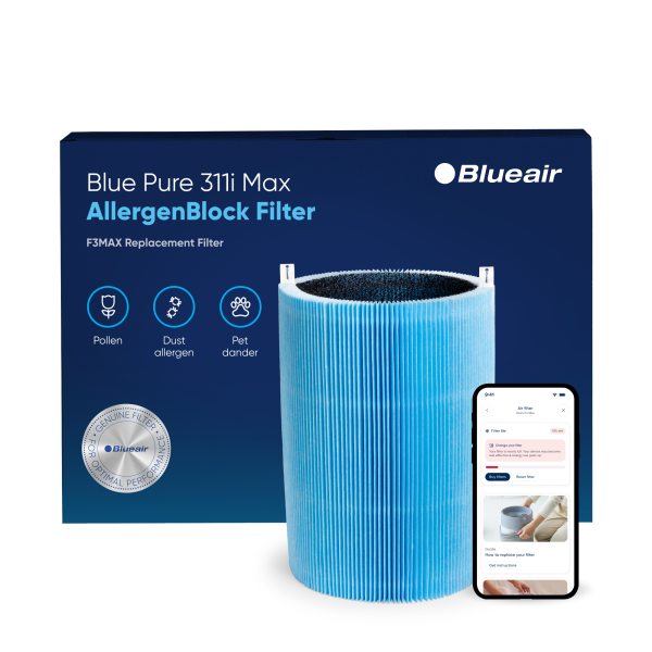Blueair Blue Pure 311i Max AllergenBlock Replacement Filter with Carbon Blueair Blue Pure 311i Max AllergenBlock Replacement Filter with Carbon