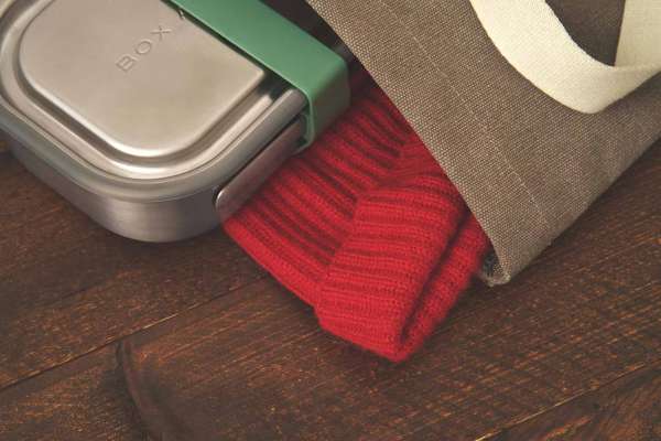 Black + Blum lunchbox without plastic - leakproof with fork