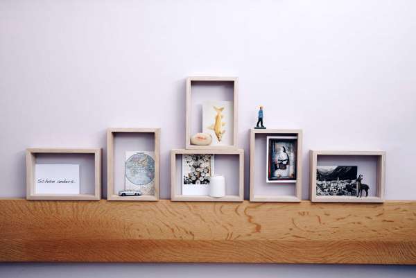 Side by Side picture frame for postcards & to complete with decoration