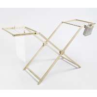 Wooden laundry rack, foldable - Side by Side Design