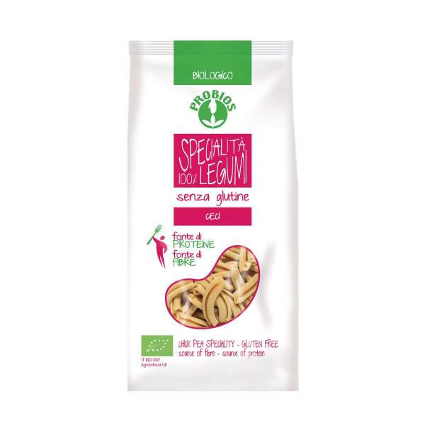 Probios Casarecce Chick Peas Noodles - Low Carb Pasta Probios Casarecce Chick Peas Noodles - Low Carb Pasta