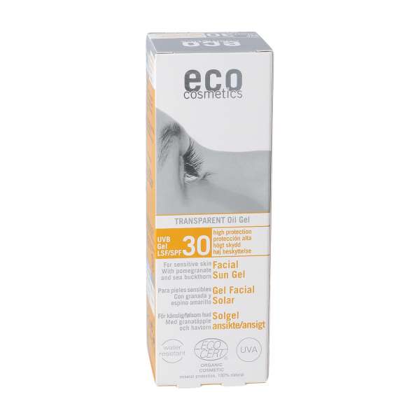 Eco Facial Sun Gel SPF 30 oil gel – mineral based sunscreen