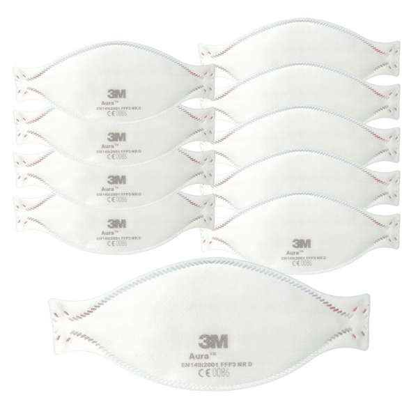 Respirator FFP3 10 pcs without valve Respirator FFP3 10 pcs without valve