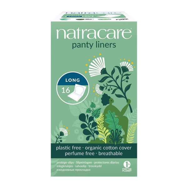 Natracare Bio panty liners long, 16 pieces Natracare Bio panty liners long, 16 pieces