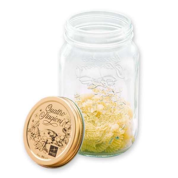 Quattro Stagioni Jam Jars with Lids - Twist Off Vacuum Sealed