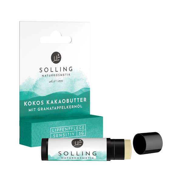coconut oil lip balm from Solling Naturkosmetik