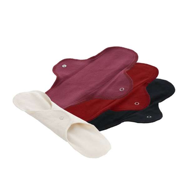 Kulmine panty liners cotton - washable, soft & with wings