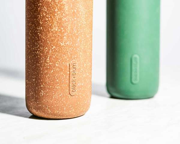 Black & Blum water bottle glass, 600 ml