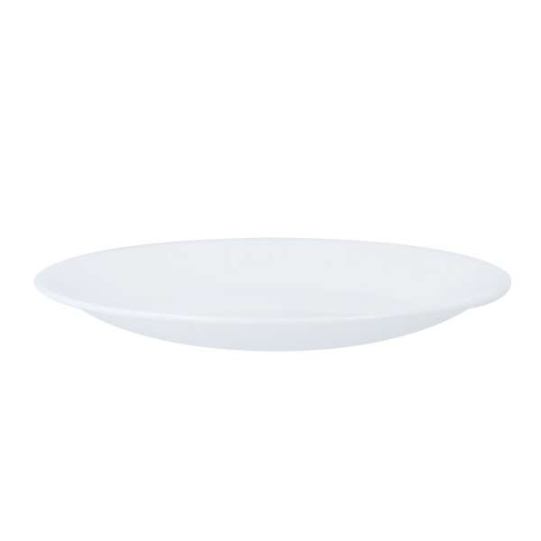 Corelle glass cake plate - white, scratch and heat resistant up to 176° C