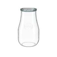 WECK Tulip Jar 2700 ml with Glass Lid – Set of 4
