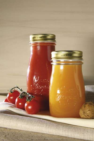 Glass Smoothie Bottles Quattro Stagioni - in 200 ml or 400 ml