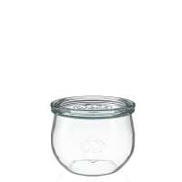 WECK 480 ml Tulip Jars with Glass Lids – Set of 6