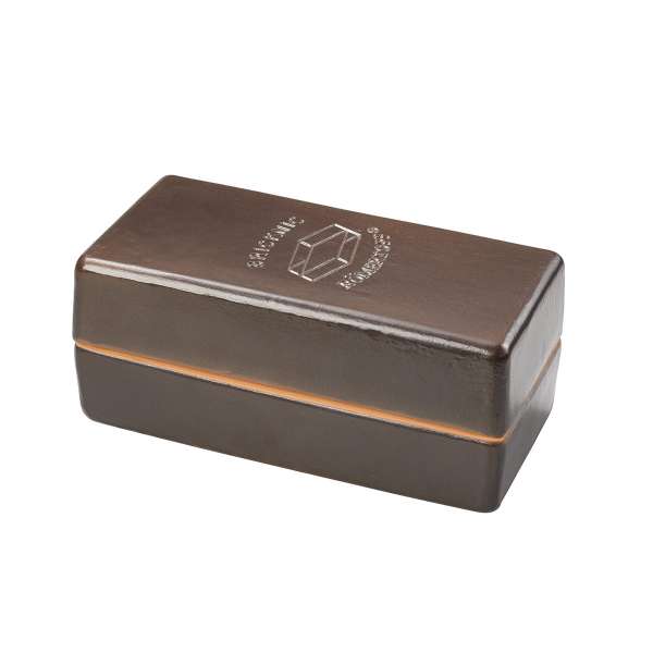 Roman pot Brick, black glazed Roman pot Brick, black glazed