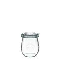 WECK 200 ml Tulip Jars with Glass Lids – Set of 12