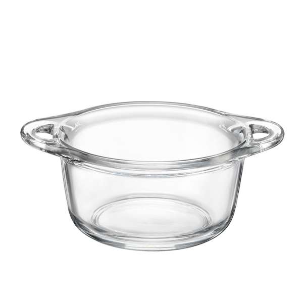 PureNature glass bowl with handle PureNature glass bowl with handle