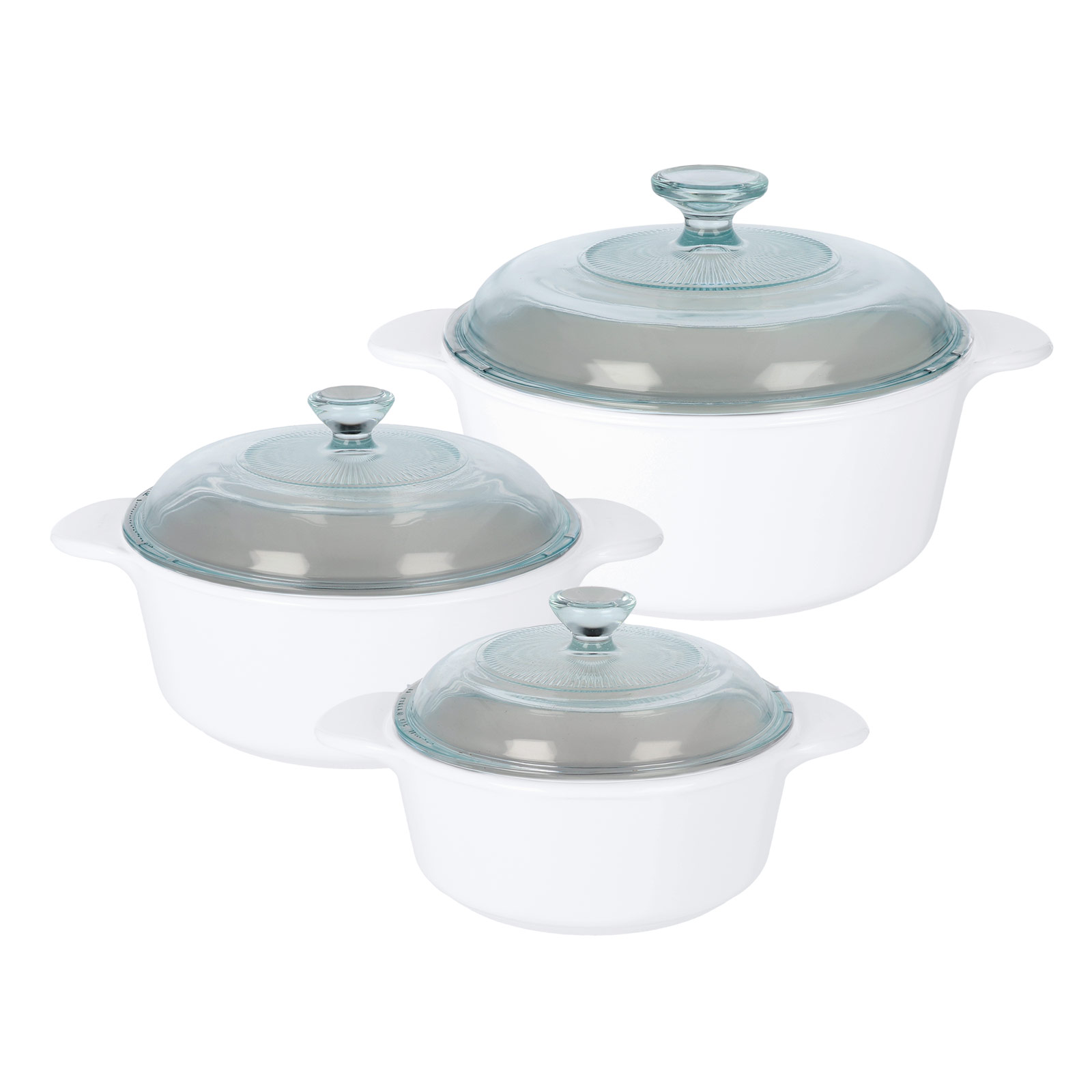 Corningware Ceramic Casserole Set (6 pcs.) - PureNature