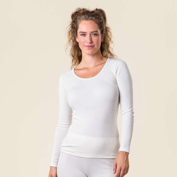 Living Crafts Johanna Women’s Organic Cotton Long-Sleeve Vest