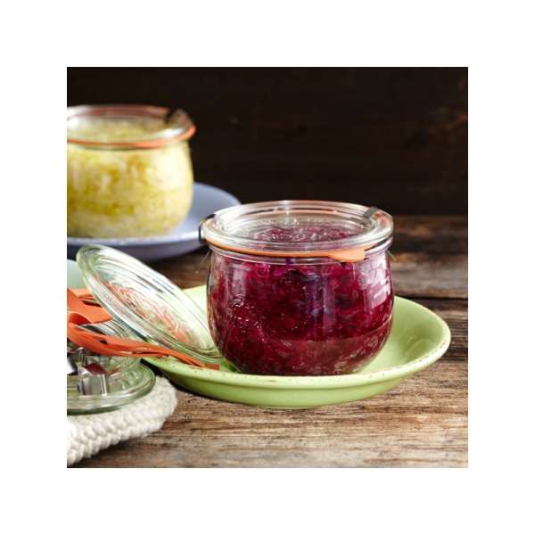 WECK 480 ml Tulip Jars with Glass Lids – Set of 6