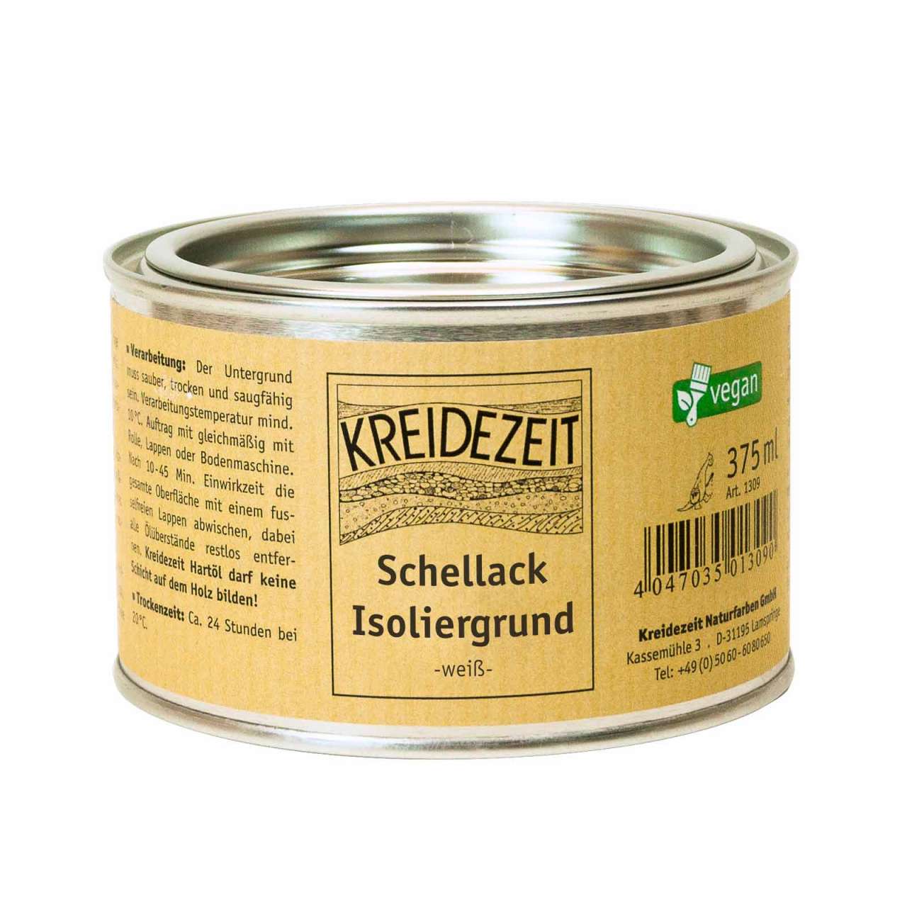 kreidezeit Cretaceous time Shellac Insulating primer white - insulating and shut-off