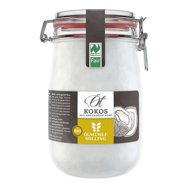 Buy organic coconut oil native for cooking & frying - Solling Buy organic coconut oil native for cooking & frying - Solling