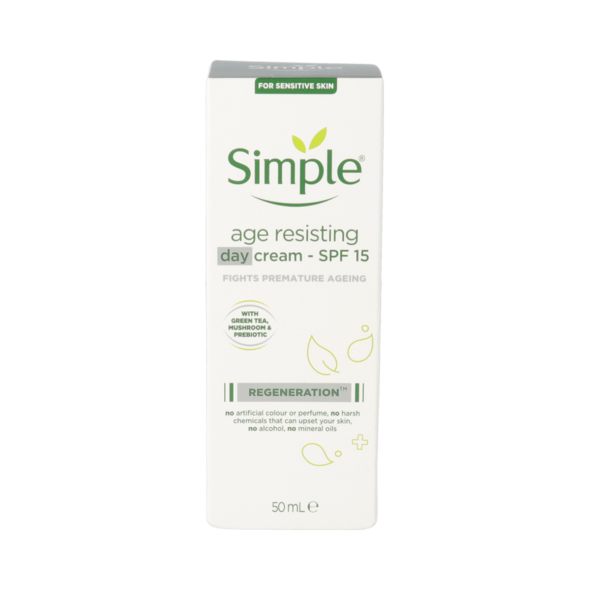 simple age resisting day cream spf 15