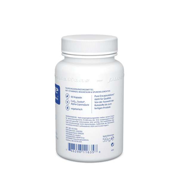 PureEncapsulation Gluco active for the supply of micronutrients