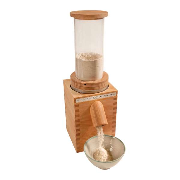 Flour sieve attachment for KoMo mills for fast & convenient sieving of flour