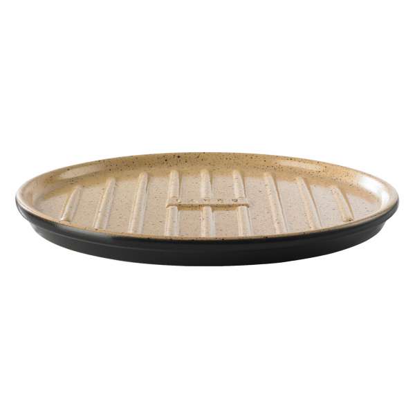 Römertopf ceramic grill bowl with grill bars for healthy grilling