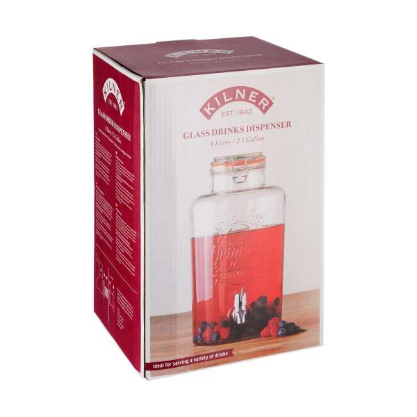 Kilner round drink dispenser 5 liters