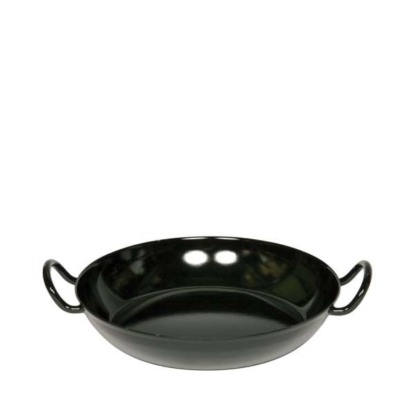 RIESS Gold Yellow Enamel Egg and Serving Pan, 18 cm RIESS Gold Yellow Enamel Egg and Serving Pan, 18 cm